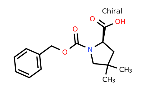 CAS 2097073-19-1 | (R)-1-Cbz-4,4-dimethyl-pyrrolidine-2-carboxylic acid