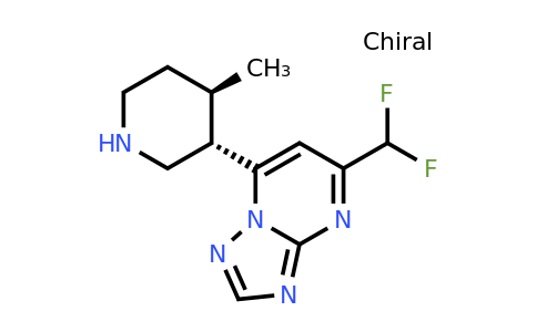 CAS 2097493-45-1 | (3S,4R)-3-[5-(difluoromethyl)-[1,2,4]triazolo[1,5-a]pyrimidin-7-yl]-4-methylpiperidine