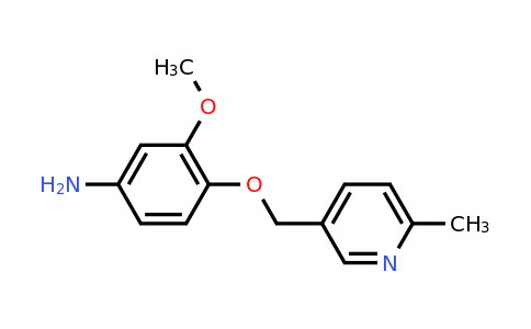CAS 2097800-25-2 | 3-MEthoxy-4-[(6-methyl-3-pyridyl)methoxy]aniline