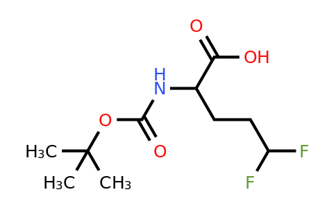 CAS 2097954-55-5 | 2-(tert-butoxycarbonylamino)-5,5-difluoro-pentanoic acid