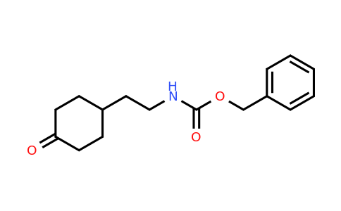 CAS 2098113-21-2 | benzyl N-[2-(4-oxocyclohexyl)ethyl]carbamate