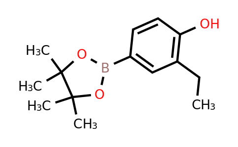 CAS 2098426-15-2 | 2-Ethyl-4-(4,4,5,5-tetramethyl-1,3,2-dioxaborolan-2-YL)phenol