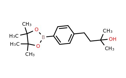 CAS 2098588-50-0 | 2-Methyl-4-(4-(4,4,5,5-tetramethyl-1,3,2-dioxaborolan-2-YL)phenyl)butan-2-ol