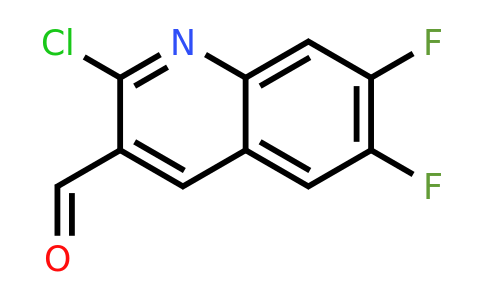 CAS 209909-13-7 | 2-Chloro-6,7-difluoroquinoline-3-carbaldehyde