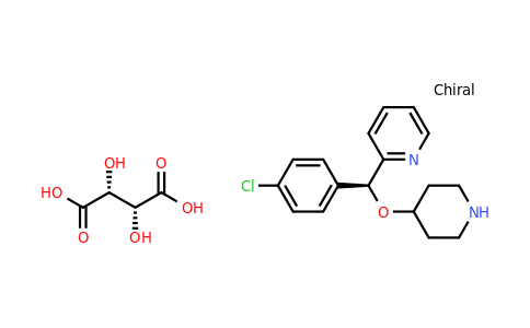 CAS 210095-58-2 | (S)-2-((4-Chlorophenyl)(piperidin-4-yloxy)methyl)pyridine (2R,3R)-2,3-dihydroxysuccinate