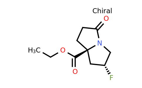 CAS 2101633-12-7 | ethyl (2R,8S)-2-fluoro-5-oxo-2,3,6,7-tetrahydro-1H-pyrrolizine-8-carboxylate