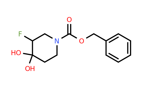 CAS 2102412-10-0 | benzyl 3-fluoro-4,4-dihydroxypiperidine-1-carboxylate