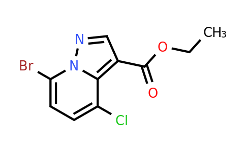 CAS 2102412-15-5 | ethyl 7-bromo-4-chloropyrazolo[1,5-a]pyridine-3-carboxylate