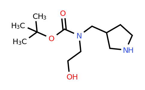 CAS 2102860-46-6 | tert-butyl N-(2-hydroxyethyl)-N-(pyrrolidin-3-ylmethyl)carbamate