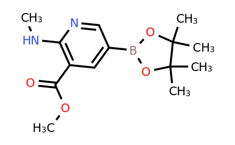 CAS 2103352-46-9 | Methyl 2-(methylamino)-5-(4,4,5,5-tetramethyl-1,3,2-dioxaborolan-2-YL)nicotinate