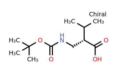 CAS 210346-16-0 | (2S)-2-([(Tert-butoxycarbonyl)amino]methyl)-3-methylbutanoic acid