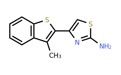 CAS 21036-85-1 | 4-(3-methyl-1-benzothiophen-2-yl)-1,3-thiazol-2-amine