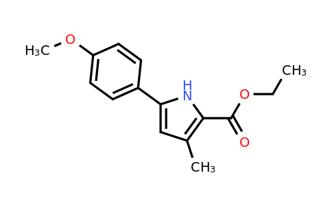 CAS 2104384-77-0 | Ethyl 5-(4-methoxyphenyl)-3-methyl-1H-pyrrole-2-carboxylate