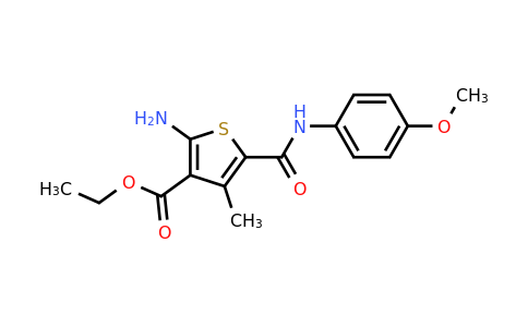 CAS 210560-47-7 | ethyl 2-amino-5-[(4-methoxyphenyl)carbamoyl]-4-methylthiophene-3-carboxylate