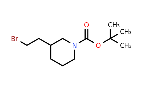 CAS 210564-54-8 | Tert-butyl 3-(2-bromoethyl)piperidine-1-carboxylate