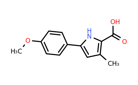 CAS 2106310-98-7 | 5-(4-Methoxyphenyl)-3-methyl-1H-pyrrole-2-carboxylic acid