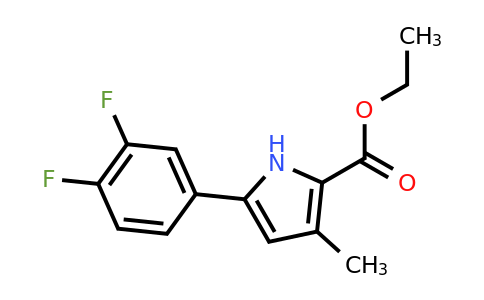 CAS 2106792-88-3 | Ethyl 5-(3,4-difluorophenyl)-3-methyl-1H-pyrrole-2-carboxylate