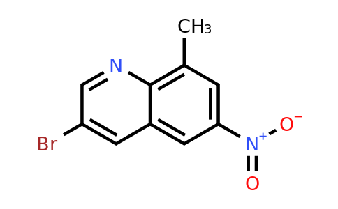 CAS 210708-22-8 | 3-Bromo-8-methyl-6-nitroquinoline