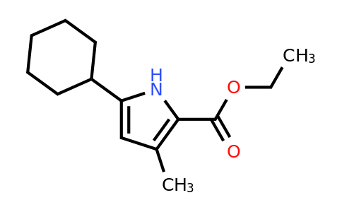 CAS 2107154-64-1 | Ethyl 5-cyclohexyl-3-methyl-1H-pyrrole-2-carboxylate