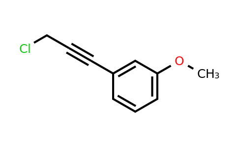 CAS 210885-07-7 | 1-(3-chloroprop-1-yn-1-yl)-3-methoxybenzene