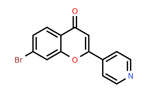 CAS 2110-00-1 | 7-Bromo-2-(pyridin-4-YL)-4H-chromen-4-one