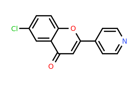 CAS 2110-28-3 | 6-Chloro-2-(pyridin-4-YL)-4H-chromen-4-one