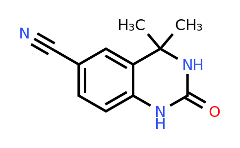 CAS 2110782-35-7 | 4,4-dimethyl-2-oxo-1,3-dihydroquinazoline-6-carbonitrile