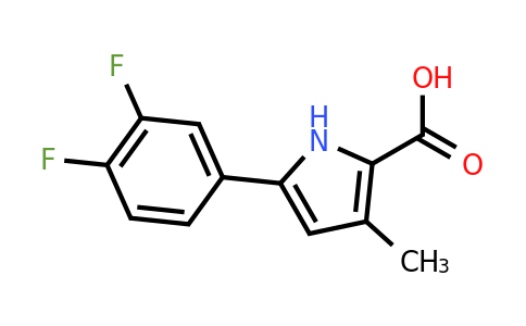 CAS 2111067-88-8 | 5-(3,4-Difluorophenyl)-3-methyl-1H-pyrrole-2-carboxylic acid