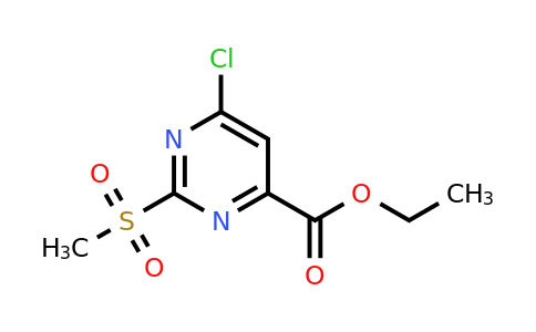 CAS 2111494-50-7 | ethyl 6-chloro-2-methylsulfonyl-pyrimidine-4-carboxylate