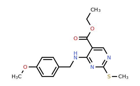 CAS 211230-35-2 | Ethyl 4-((4-methoxybenzyl)amino)-2-(methylthio)pyrimidine-5-carboxylate