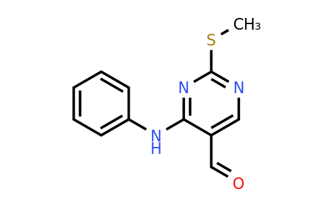 CAS 211245-56-6 | 2-Methylsulfanyl-4-phenylamino-pyrimidine-5-carbaldehyde