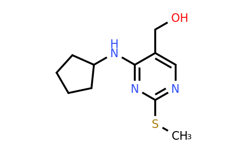 CAS 211245-63-5 | (4-(Cyclopentylamino)-2-(methylthio)pyrimidin-5-yl)methanol