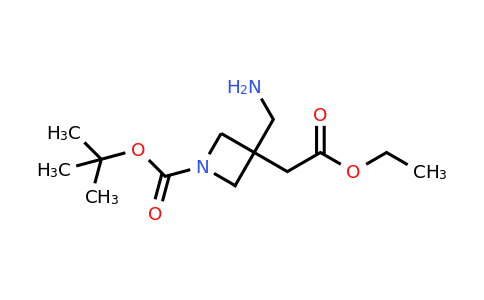 CAS 2113021-75-1 | tert-butyl 3-(aminomethyl)-3-(2-ethoxy-2-oxo-ethyl)azetidine-1-carboxylate