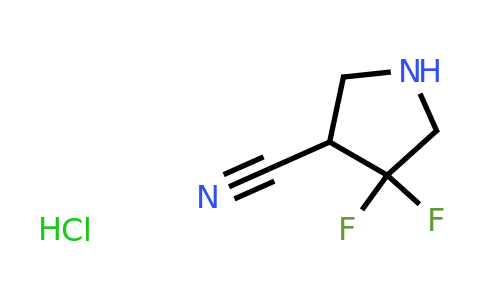 CAS 2114074-27-8 | 4,4-difluoropyrrolidine-3-carbonitrile;hydrochloride