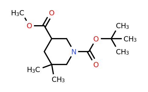 CAS 2114587-12-9 | O1-tert-butyl O3-methyl 5,5-dimethylpiperidine-1,3-dicarboxylate