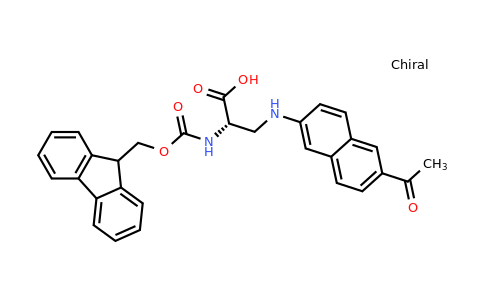CAS 2119569-23-0 | (S)-2-((((9H-Fluoren-9-yl)methoxy)carbonyl)amino)-3-((6-acetylnaphthalen-2-yl)amino)propanoic acid