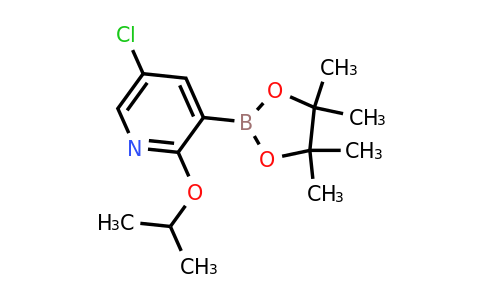 CAS 2121511-57-5 | 5-Chloro-2-(propan-2-yloxy)-3-(4,4,5,5-tetramethyl-1,3,2-dioxaborolan-2-YL)pyridine