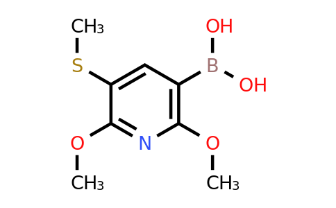 CAS 2121512-34-1 | 2,6-Dimethoxy-3-methylsulfanylpyridine-5-boronic acid