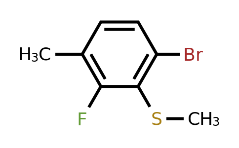 CAS 2121513-16-2 | 1-Bromo-3-fluoro-4-methyl-2-(methylsulfanyl)benzene
