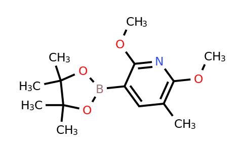 CAS 2121513-65-1 | 2,6-Dimethoxy-5-methyl-3-(4,4,5,5-tetramethyl-1,3,2-dioxaborolan-2-yl)pyridine