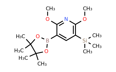 CAS 2121513-69-5 | 2,6-dimethoxy-3-(4,4,5,5-tetramethyl-1,3,2-dioxaborolan-2-yl)-5-(trimethylsilyl)pyridine