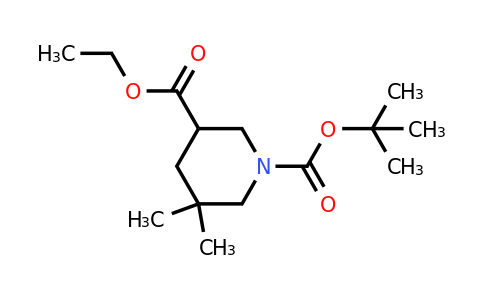 CAS 2122499-95-8 | O1-tert-butyl O3-ethyl 5,5-dimethylpiperidine-1,3-dicarboxylate