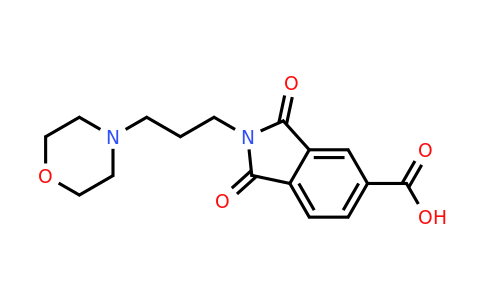 CAS 212320-51-9 | 2-[3-(morpholin-4-yl)propyl]-1,3-dioxo-2,3-dihydro-1H-isoindole-5-carboxylic acid