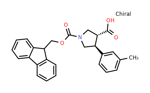 CAS 2125945-89-1 | rac-(3R,4S)-1-{[(9H-fluoren-9-yl)methoxy]carbonyl}-4-(3-methylphenyl)pyrrolidine-3-carboxylic acid