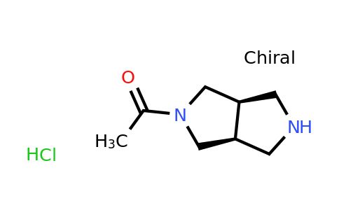 CAS 2126144-11-2 | 1-[(3aS,6aR)-2,3,3a,4,6,6a-hexahydro-1H-pyrrolo[3,4-c]pyrrol-5-yl]ethanone;hydrochloride