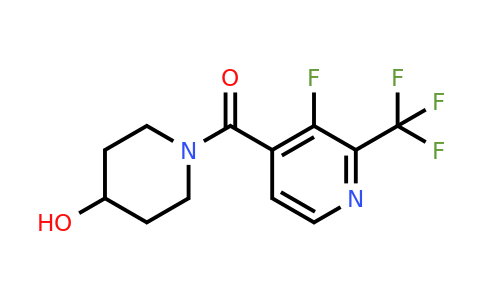 CAS 2126176-86-9 | 1-[3-fluoro-2-(trifluoromethyl)pyridine-4-carbonyl]piperidin-4-ol