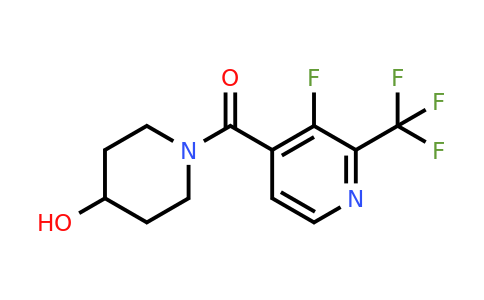 1-[3-fluoro-2-(trifluoromethyl)pyridine-4-carbonyl]piperidin-4-ol