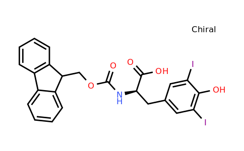 CAS 212651-51-9 | (R)-2-((((9H-Fluoren-9-yl)methoxy)carbonyl)amino)-3-(4-hydroxy-3,5-diiodophenyl)propanoic acid