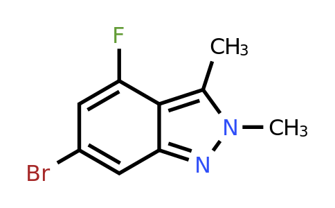CAS 2126824-06-2 | 6-bromo-4-fluoro-2,3-dimethyl-2H-indazole