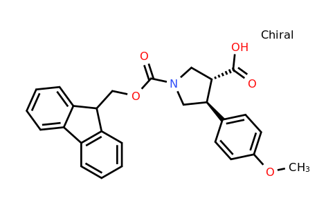 CAS 2127012-04-6 | rac-(3R,4S)-1-{[(9H-fluoren-9-yl)methoxy]carbonyl}-4-(4-methoxyphenyl)pyrrolidine-3-carboxylic acid